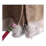 Adler Collection Coat Suede Leather Hooded Fleece Lining Pockets M Tan Size M Photo 4