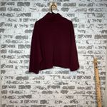 The North Face  | women purple cowl neck wide sleeve pullover Photo 5