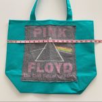 Via Penny Lane Reworked Apparel | Pink Floyd Cyan Green Nylon Tote Bag Photo 3