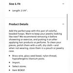 J.Crew  Festival Pink Woven Beaded Hoop Earrings NEW Photo 3