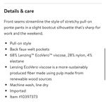 Spanx  Ponte Demi Boot Pants Black Photo 2