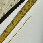 Gold Tone Chain Necklace With Donut Worry Charms Photo 5