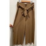 Urban Outfitters Pastato Ribbed Tie-Front Wide Leg Pants Photo 3