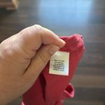 Evereve  Embroidered Stripes Tank Top Red Medium Photo 5