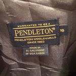 Pendleton Wool Blazer Jacket Size 16 Blue Green Made in El Salvador Photo 1