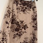 ZARA Brown Floral Long Skirt vintage Photo 1