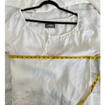 Reformation 100% Linen White Peasant Top Pineapple Embroidered Women’s Small Photo 5