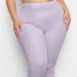 SKIMS  size 3X  lace pointelle logo leggings NWT lavender purple lace trim Photo 1