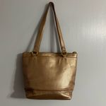 Fossil  Rose Gold Leather Shoulder and Tote Bag Photo 1