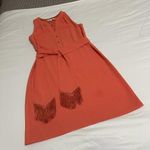 Trina Turk Anemones Sleeveless V-Neck Dress Sunset Soiree Size S Small Photo 1