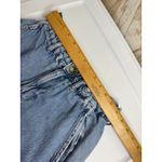 ZARA High Waisted Denim Jeans Paperbag Waist Straight Leg Women S Photo 8