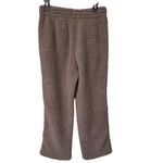 SKIMS  Teddy Track Pants Sherpa in Desert Women's Size Medium Wide Leg High‎ Rise Photo 3