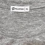 PELOTAN Lurex Muscle Boxy Crop Gray & Metallic Silver Tank Top ~ Women's Size XL Photo 7