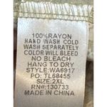 Umgee  hi low dress Floral‎ Olive Daisy Plus Size 2X Ruffle Photo 7