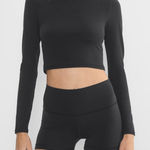 Aritzia Golden LIFE Atmosphere Hi-Rise 3" Short Black NEW Size 2 XS Gym Biker Photo 0