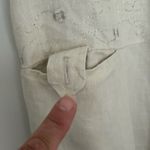 Coldwater Creek Vintage  Linen Shortall Romper One Piece Photo 7