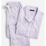 J.Crew  Dreamy Long-sleeve Cotton PJ Set for Women Size 3XL in Purple. Photo 0