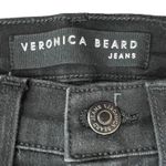 Veronica Beard Black Raven High Rise Button Fly Skinny Jeans Size 26 Denim Photo 8