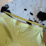 Theory Lime Bright Linen Blend Pull On Pants Size 12 Photo 6