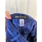 Urban Outfitters  Vibrant Blue Baggy Corduroy Wide Leg Cargo Pants Photo 3