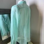 Charlotte Russe Green Long Sleeve Button Down Shirt Photo 5