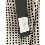 Lucy Paris  Womens Medium White Polka Dot Blouse Puff Sleeve Milkmaid NEW Lux Photo 7