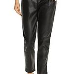 Lucy Paris Faux Leather Pleated Paperbag Waist Pants in Black, NWT, Size XS Photo 0