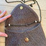 Lauren Merkin  Brown Leather Speckled Chain Crossbody Bag Photo 4