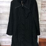 BCBGMAXAZRIA  Long black quilted puffer coat womens trench coat winter co…​ Photo 1