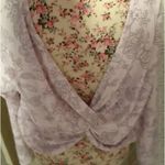 Candie's ❤️4/$20 Reversible floral sweater Photo 2