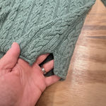 Ralph Lauren LAUREN  Rollneck Cable Knit Sweater Green Size Medium Fisherman Photo 5