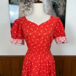 Adorable Vintage 1970s Partners Please Squaredance Dress! Red Size 18 Photo 3