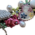 Betsey Johnson  Easter Spring Floral Bunny Statement Bracelet NWT $148 Photo 2