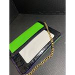 Worth Leather Handbag Purse Retro‎ Y2K Style Rave Color Design Green Purple Bag Photo 3