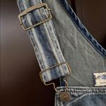 Free People NWT Baxter Denim Overall Dress Grunge Blue Size Small Photo 9