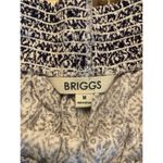 Briggs size medium womens shorts elastic waistband diamond pattern Blue Photo 1