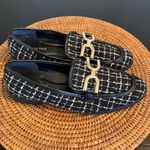 Kenneth Cole  Black and gold Tweed Loafers Photo 1