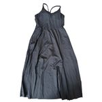 Halara Everyday Midi Soft Sleek Airy Stretch Breathable Casual Dress Black M Photo 4