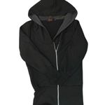 DJT Hoodie Fashion Waist Jacket Womens Black Double Zipper Casual Sporty Size L Size L Photo 1