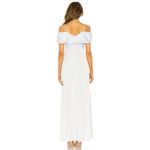 LPA / Revolve Shirred Cross Front Gown in Powder Blue Photo 5