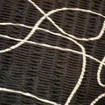 Vintage Pleat Pleat by Rafael Women's Abstract Print Dress Black & White S Photo 8