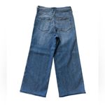 Good American Wide Leg Crop Jeans Sz 28 High Rise palazzo Denim Light Wash Photo 5