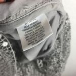 Saylor  Silver Illusion Netted Sequin Sheath Dress Small Cocktail Party Fairy Photo 5