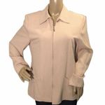 Lands' End Lands’ End Vintage Pink Blazer Zip Front 1… Photo 0