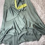 Big Hit two toned flowy high low dress size small Green Photo 1