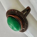 Copper tone green ring Brown Photo 3