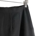 Giorgio Armani Vintage Solid Black A-Line Mini Skirt Size 6 Photo 3