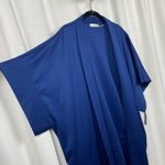 Natori Blue Longline Robe Topper Kimono Cardigan Sz.1X NWT Photo 4