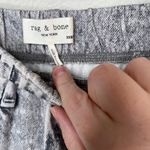 Rag and Bone Acid Wash Miramar Printed Denim Cotton Shorts XXS Photo 7