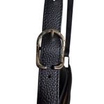 Longchamp Foulonné Medium Leather Crossbody Bag – Black Pebbled Leather Handbag Photo 4